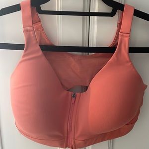 Old Navy zip front sports bra.